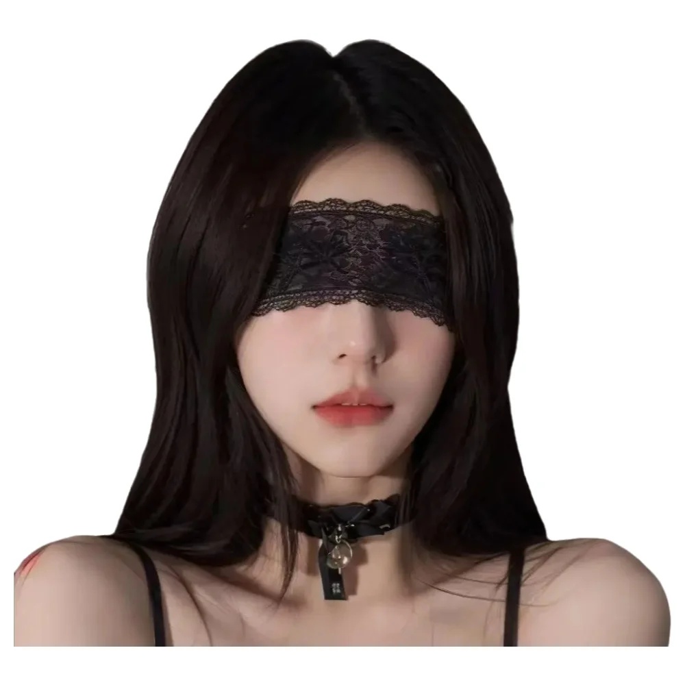 Party Supplies - セクシーなレースアイマスク ブラックフローラル目隠し 女性男性カップル用 ロールプレイコスチュームアクセサリー ハロウィンパーティー用品