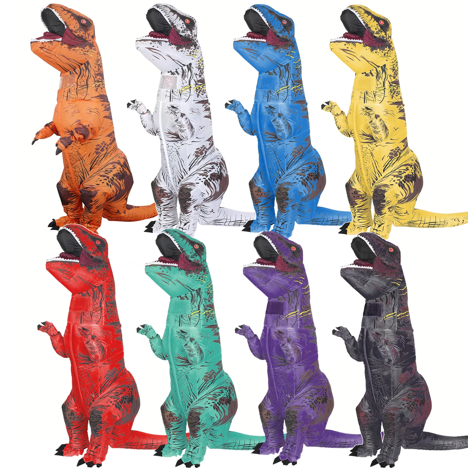 Inflatable Dinosaur Costume Adult - ティラノサウルス インフレータブル恐竜コスチューム T-rex 大人用 インフレータブル ファンタジー