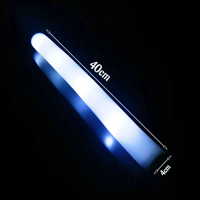 20/30 個 LED ホワイトフォームグロースティック 3 - Flashing Led Foam Sticks Party のレビューと価格