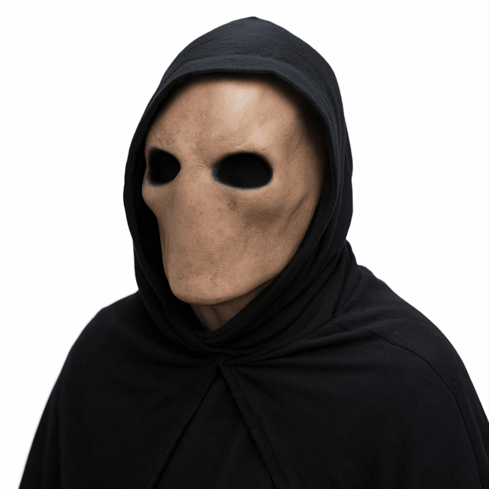 顔のない男 ハロウィン スレンダーマンマスク 無毒 リアルな - Latex Alien Mask Realistic のレビューと価格