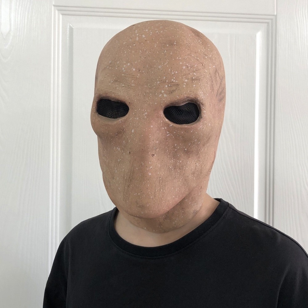 顔のない男ハロウィンスレンダーマンマスク非毒性リアルなエイリ - Latex Alien Mask Realistic のレビューと価格