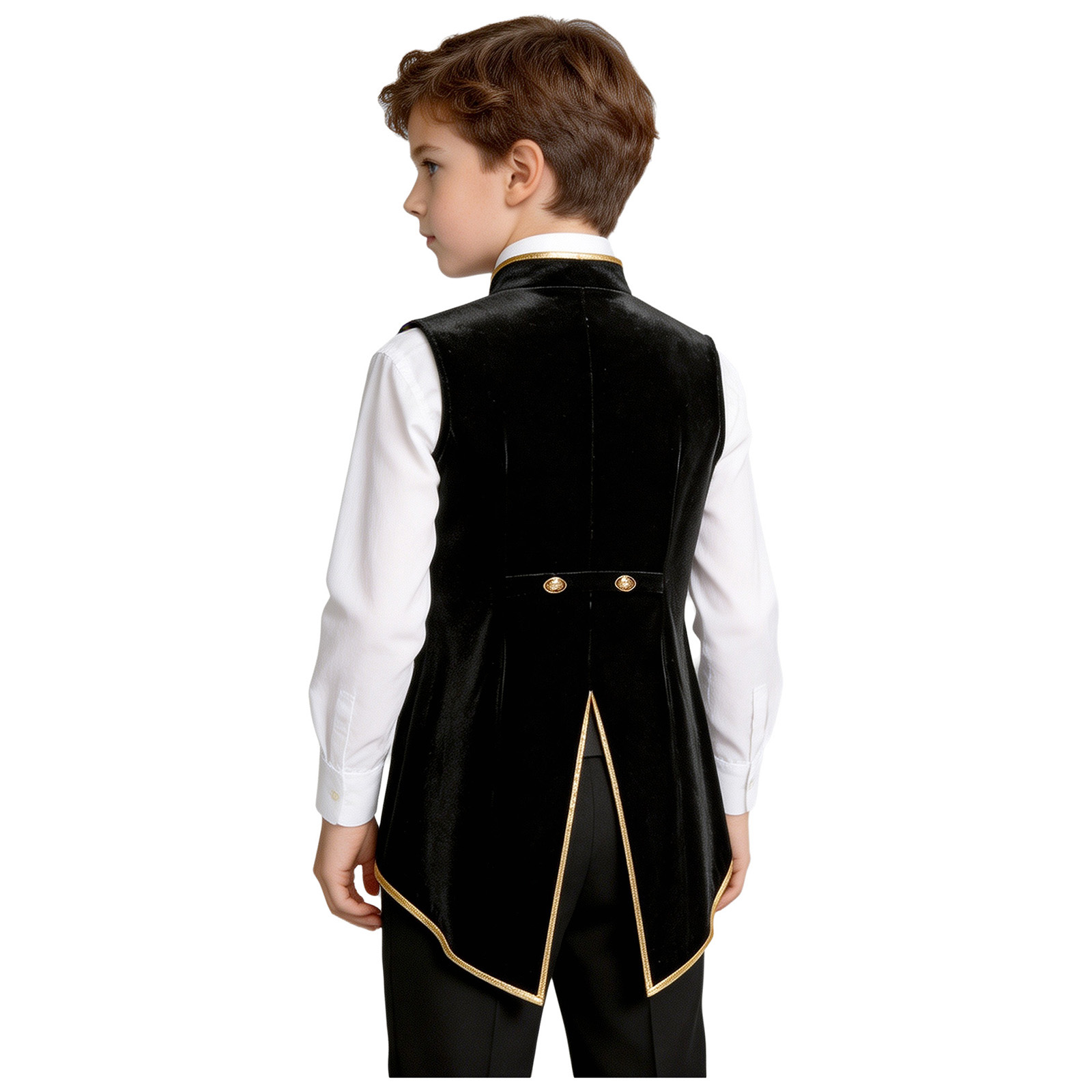 男の子用レトロ中世ルネサンススチームパンクゴシックベルベット - Costumes のレビューと価格