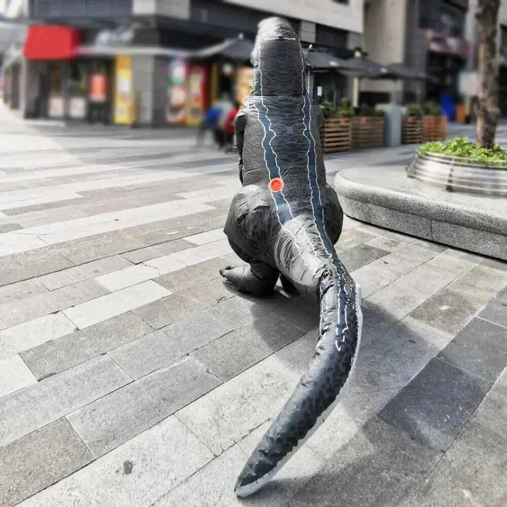 T-REX 大人用インフレータブルホットヴェロキラプトル恐竜 - Inflatable Dinosaur Costume Adult のレビューと価格