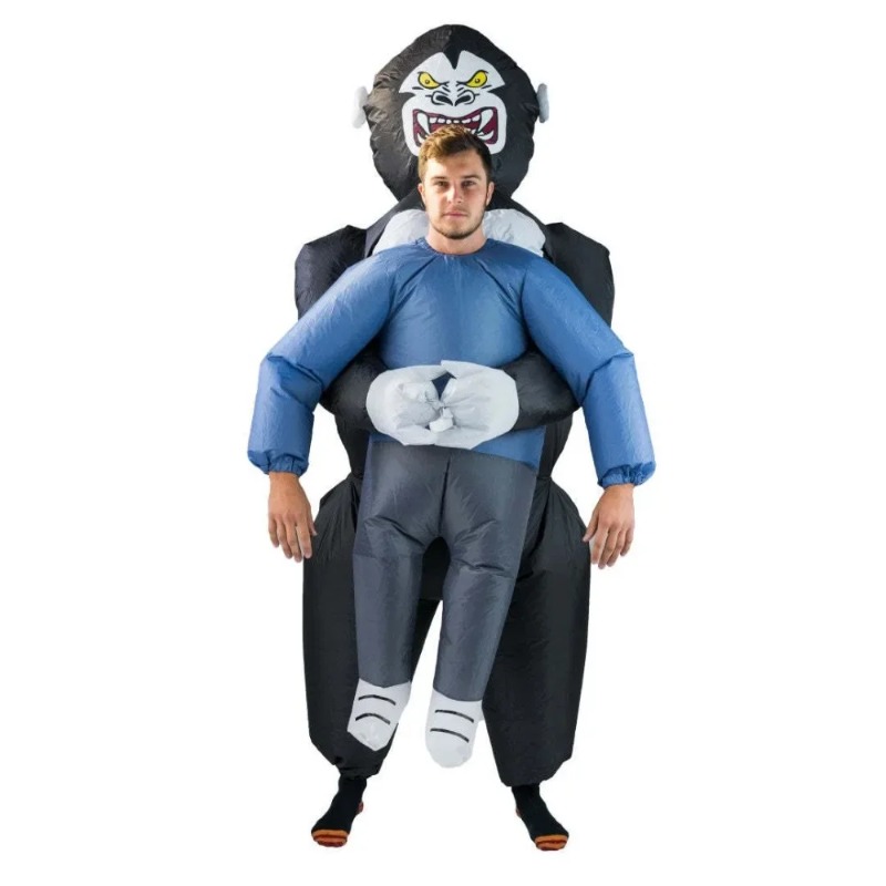 新しい恐竜インフレータブル衣装コスプレアニメスーツ男性面白い - Inflatable Dinosaur Costume Adult のレビューと価格