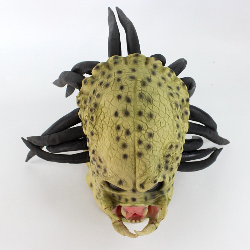 ラテックス製プレデターヘッドマスクリアルなエイリアンスタイル - Latex Alien Mask Realistic のレビューと価格