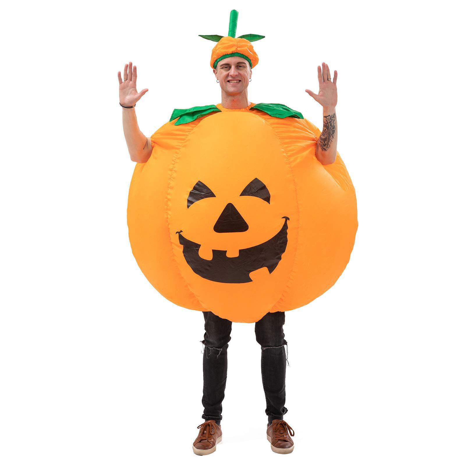 かぼちゃの着ぐるみ、収穫祭、膨らませて着る衣装、ハロウィンパ - Costumes のレビューと価格