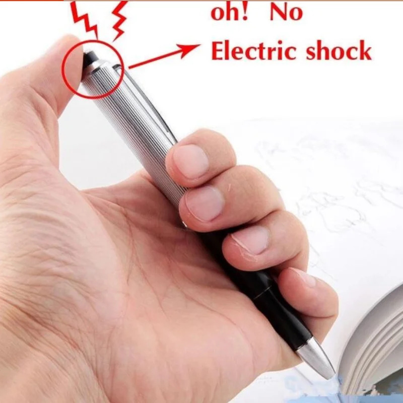 電気ショックペンおもちゃ 面白いギャグジョークいたずらトリッ - Shock Pen Prank Toy のレビューと価格