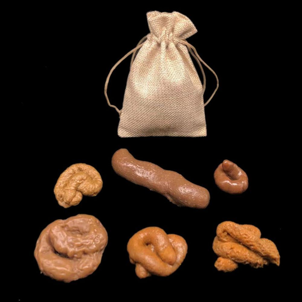 6個入りジョークグッズ　ストレス解消グッズ　リアルな偽うんち - Fake Poop Gag Gift のレビューと価格
