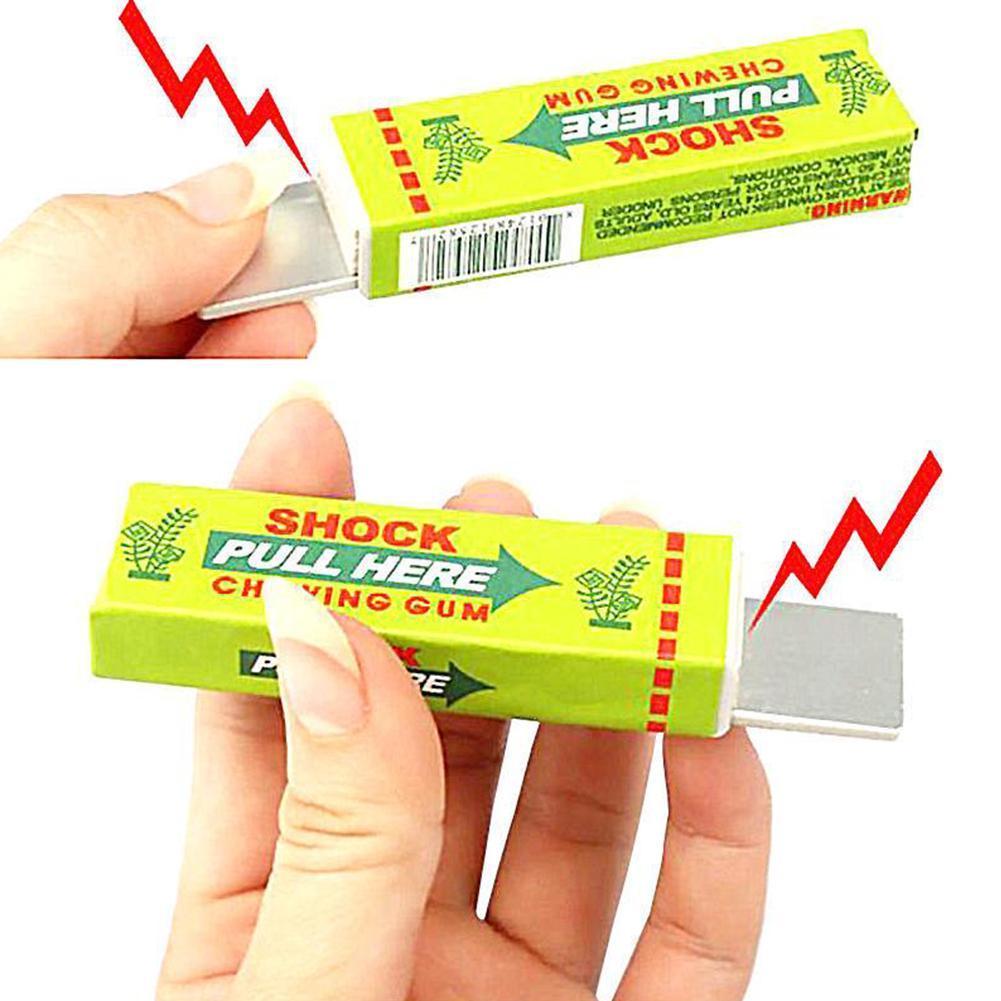 電気ショックジョークチューインガムプルヘッドショックトイギフ - Shock Pen Prank Toy のレビューと価格