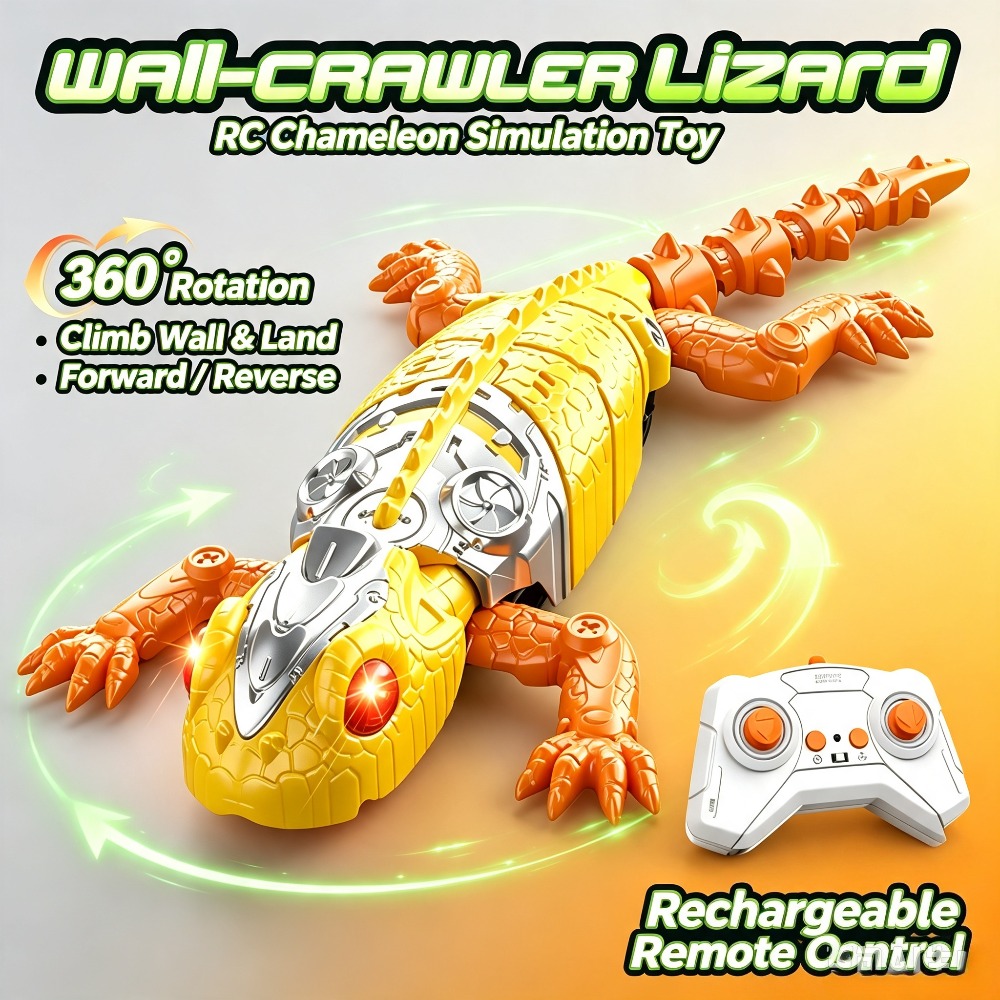 電動リモコン動物玩具 壁登りシミュレーショントカゲ バイオミ - Novelty Gifts のレビューと価格